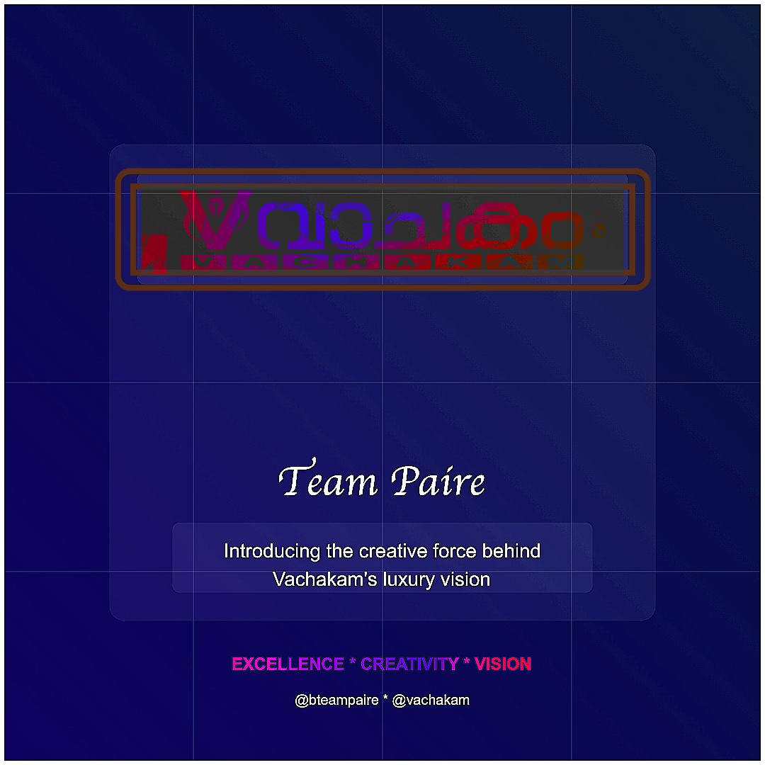 team paire instagram post blue with vachakam